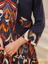 Women Ethnic Motifs Printed Pure Cotton Fit & Flare Midi Dress
